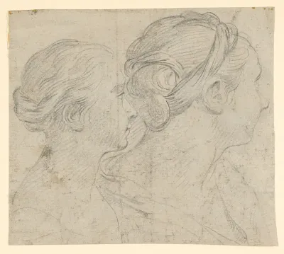 Two heads of women