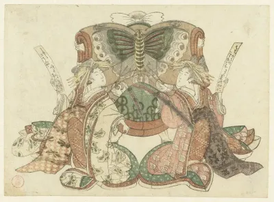 Two Ladies and a Man Seen from the Back