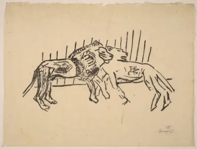 Two Lions (Zwei Löwen)