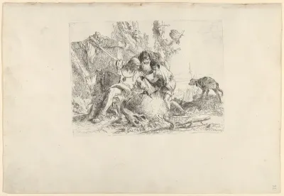 Two Magicians and a Child, from the Scherzi