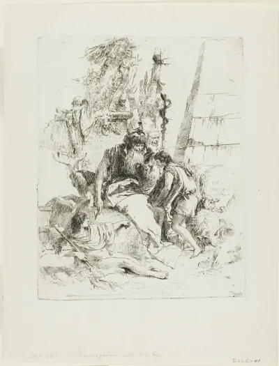 Two Magicians with Two Boys, from Scherzi