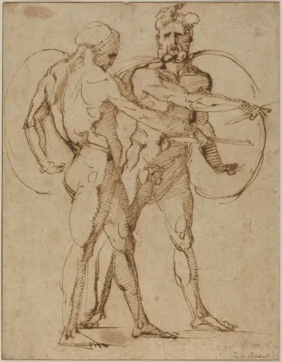Two Male Nudes