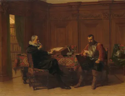 Two Men in a Seventeenth-century Interior, Called 'A Conference'