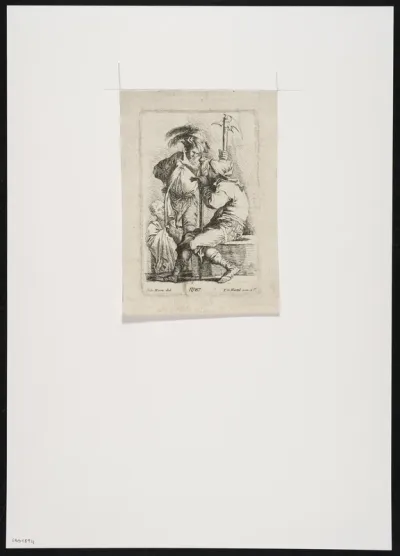Two men in conversation