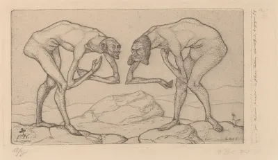 Two Men Meet, Each Believing the Other to Be of Higher Rank
