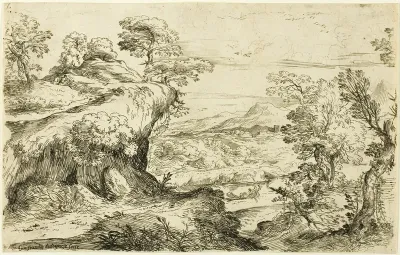 Two Men on a Mountain Top