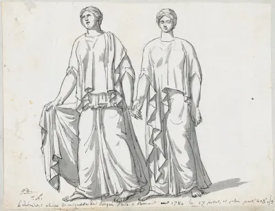 Two of the Three Graces, from San Giovanni Laterano