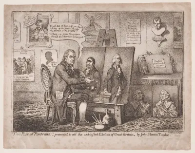 Two Pair of Portraits, presented to all the unbiased Electors of Great Britain by John Horne Tooke