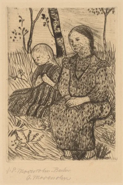 Two Peasant Girls