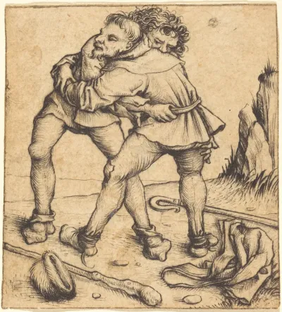 Two Peasants Fighting