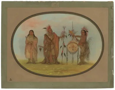 Two Saukie Chiefs and a Woman