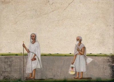 Two Shwetambar Jain monks