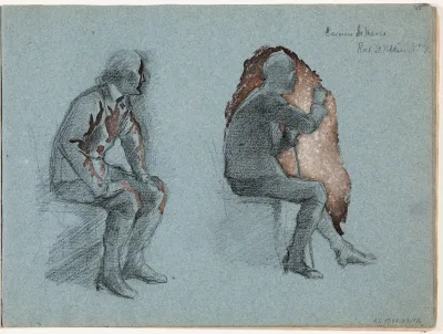 Two Sitting Men