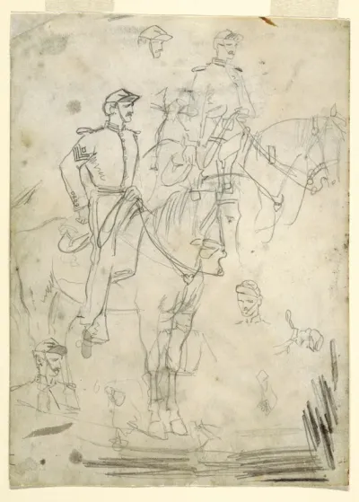 Two Sketches of an Officer
