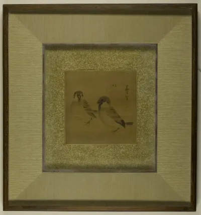 Two sparrows