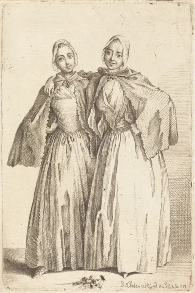 Two Standing Ladies (Demoiselles Quantin)