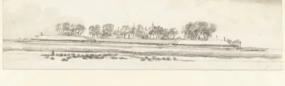 Two views of Loevestein Castle