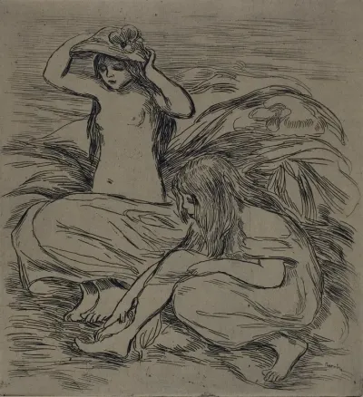 Two Women Bathing