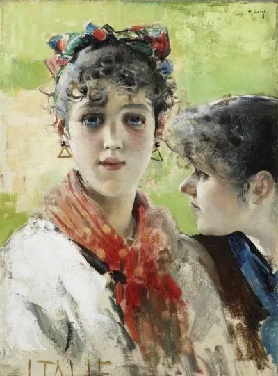 Two young girls