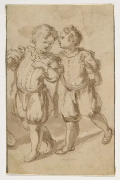 Two Young Page-Boys