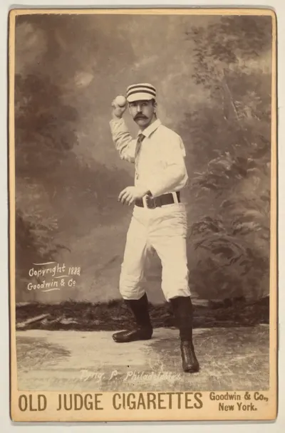 Tyng, Pitcher, Philadelphia, from the series Old Judge Cigarettes