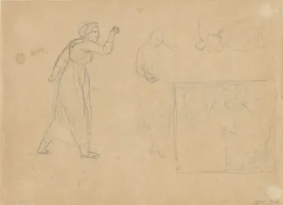 Udkast til En falden piges historie, blad 1