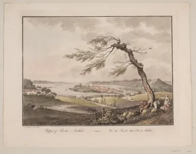 Udsigt af Præstø i Sjælland