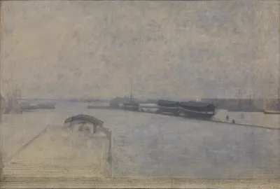 Udsigt fra Kvæsthusgade over Københavns havn