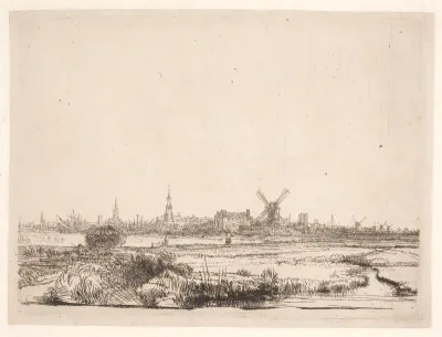 Udsigt mod Amsterdam