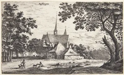Udsigt mod kirken i Klein-Zundert