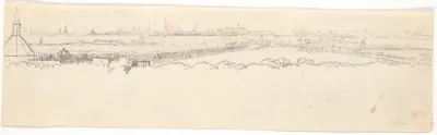 Udsigt over København fra Frederiksberg bakke
