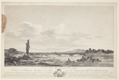 Udsigt over Pont de Neuilly (Vuë du Pont de Neuilly près Paris)