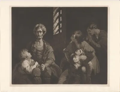 Ugolino della Gherardesca met zijn zonen in een kerker