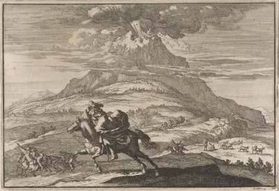 Uitbarsting van de vulkaan Vesuvius, 1631