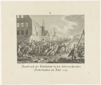 Uitbraak van de opstand in Brabant tegen het Oostenrijks gezag, 1789