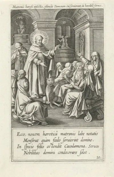 Uitdrijving van de duivel door de heilige Dominicus