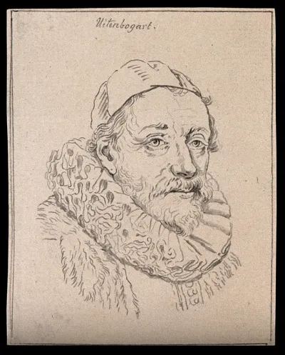 Uitenbogart (Johannes Wtenbogaert?): portrait