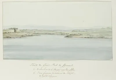 Uiterste punt van grote haven van Syracuse