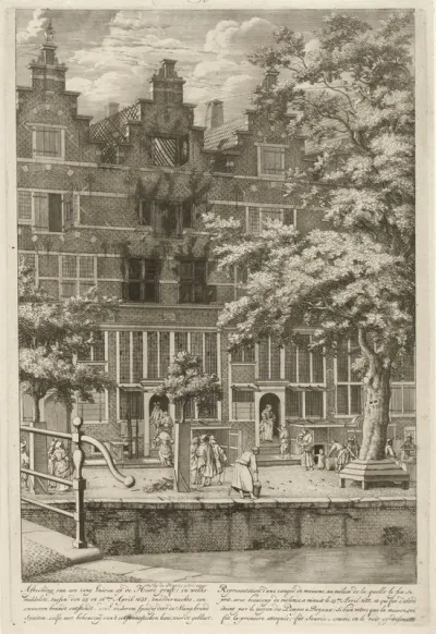 Uitgebrand huis op de Herengracht, 1683