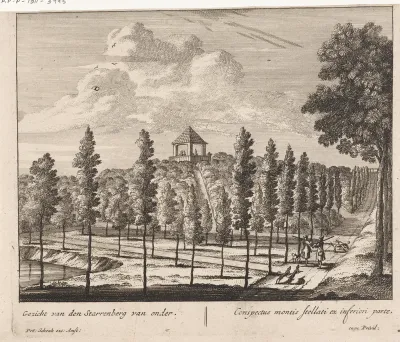 Uitkijkpunt in de tuinen van Kasteel Rosendael