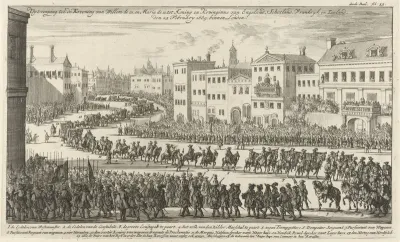Uitroep tot kroning van de prins en prinses van Oranje, 1689