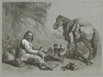 Uitrustende herder