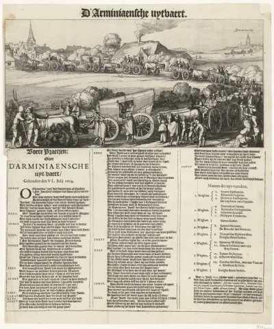Uittocht van de remonstrantse predikanten, 1619