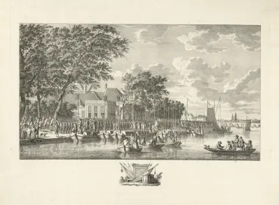 Uittocht van zeshonderd gewapende Amsterdamse burgers naar Utrecht, 17 juli 1787