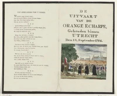 Uitvaart van de oranjesjerp te Utrecht, 1784