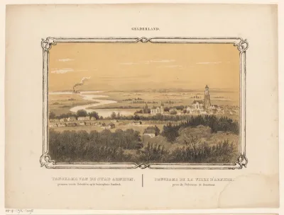 Uitzicht over de stad Arnhem