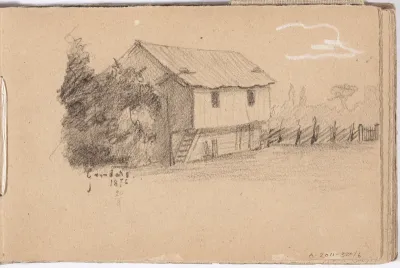 Ulkorakennus, merkitty Grinders. / 1876  /  20/8