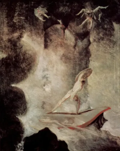 Ulysse face à Charybde et Scylla.