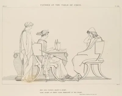 Ulysses at the Table of Circe (The Odyssey of Homer)