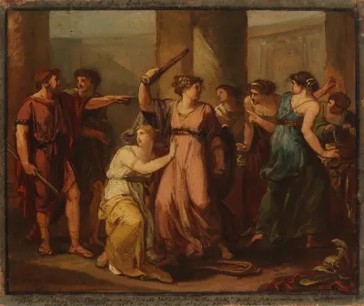 Ulysses discovers Achilles hidden among the daughters of King Lycomedes